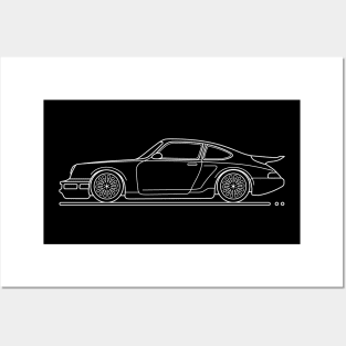 Retro Car 964 w Posters and Art